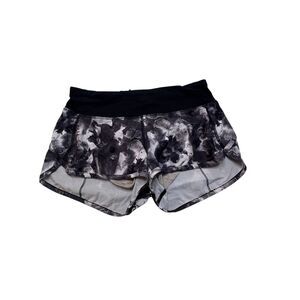 Lululemon Athletica Women's Quick Dry Stretch Speed Athletic Shorts Black Size 2